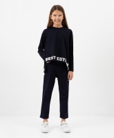 Джинсы Mom-fit синие Gulliver, школьная форма для девочек  фото, kupilegko.ru